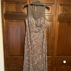 Gray Formal Long Dress